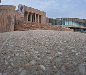 Joslyn Art Museum Expansion - Exposed Aggregate Sidewalks